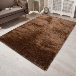 Saral Home Heavy Duty Brown Cotton Carpet - Set of 1-image-92