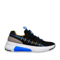 Skechers Men's MODERN JOGGER 2.0 - LOOP Black Multi Lifestyle Lace Up Shoe-14