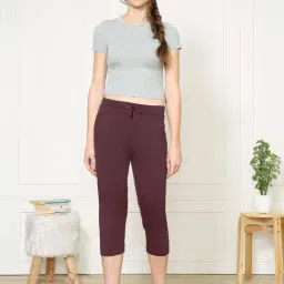 Van Heusen Brown Capri Length Lounge Pants-19