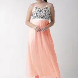 MISH Peach Fit & Flare Dress-picture-16