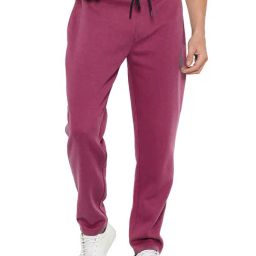 EDRIO Dusty Pink Regular Fit Trackpants-image-72
