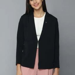Allen Solly Black Regular Fit Blazer-image-92
