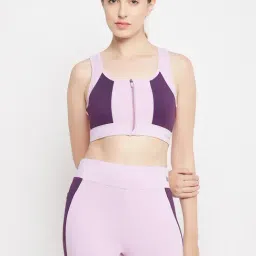 Clovia Multicolor Geometric Print Sports Bra-image-31