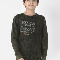Crimsoune Club Kids Green Cotton Printed Full Sleeves Sweatshirt-image-39