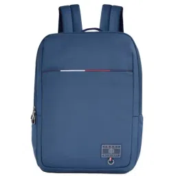 Tommy Hilfiger Prius Navy Polyester Solid Laptop Backpack - 22 Ltrs-picture-21