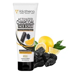 Volamena Activated Charcoal Face Scrub - 100 ml image 1
