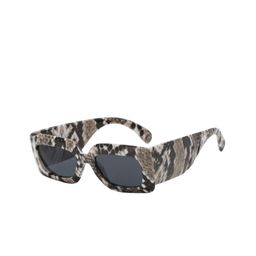 PURPLE WINGS Women Rectangle Sunglasses with UV Protected Lens PWSG046SNAKE-image-100