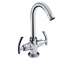 Rocio Seato Silver Brass Centre Hole Mixer-image-78