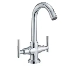 Rocio Linea Silver Brass Centre Hole Mixer-image-28