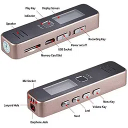 TECHNOVIEW 32 GB Display Digital Voice Recorder image 2