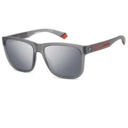 Polaroid Grey Round UV Protection Sunglasses for Men-image-15