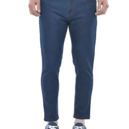 Numero Uno Dark Blue Tapered Fit Jeans-image-83
