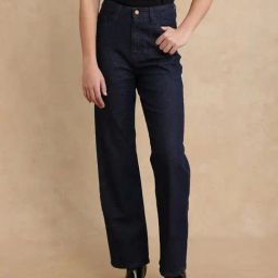 RAREISM Blue Cotton Blend Solid Jeans-image-52