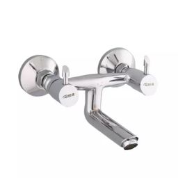 Rocio Maxim Silver Brass Non Tel Wall Mixer-image-59