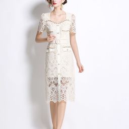 JC Collection Women Floral Embroidered A-Line Dress-picture-2