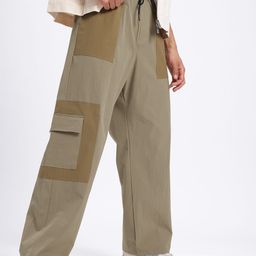 glitchez Men Cargo Crew Patchwork Carpenter Track Pants-image-99