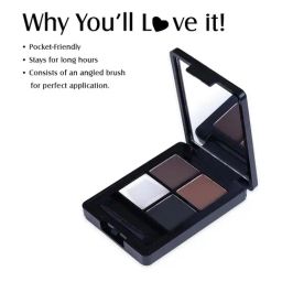 Glam21 4 In 1 Eyebrow Palette 01 Seductive - 9 gm image 4