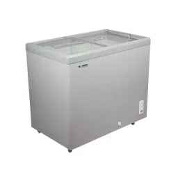 Elanpro 200 L Double Door Non Convertible Flat Glass Top Deep Freezer EKG 205 A-33