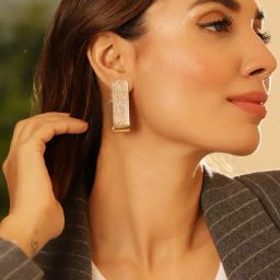 Priyaasi Classic Gold Brass Earrings-34
