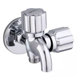 Rocio Signature Silver Brass Bib Cock-image-12