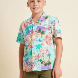 Jack & Jones Junior Boys Turquoise Shirts-picture-14