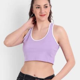 COLOR CAPITAL Lavender Tank Top-14