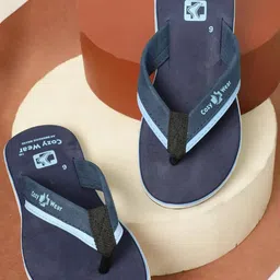 Cozy Wear Men Blue Casual Flip Flops-picture-1