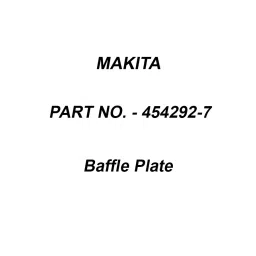 Makita Baffle Plate, Part No 454292-7-image-67