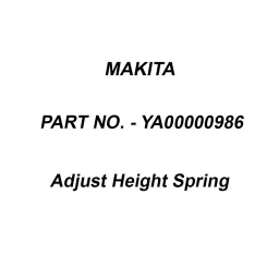 Makita Adjust Height Spring Suitable For ELM4121, Part No YA00000986-24