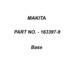 Makita Base Suitable For 4322, Part No 163397-9-picture-23