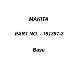 Makita Base Suitable For LW1400, Part No 161397-3-picture-39