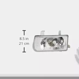 Uno Minda Head Light Assembly without Wire - Left for Chevrolet Tavera Type 2 (HL-55010) image 3