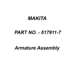 Makita 115 V Armature Assembly for HM1812, Part No 517911-7-picture-33