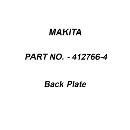 Makita Back Plate Suitable For PDC1200, Part No 412766-4-image-10