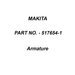 Makita 240 V Armature for TD0101, Part No 517654-1-35