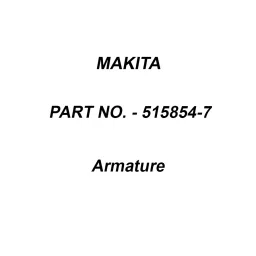 Makita 240 V Armature for JV0600, Part No 515854-7-picture-4