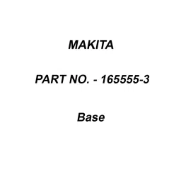 Makita Base Suitable For MT430, Part No 165555-3-picture-18