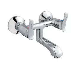 Rocio Signature Silver Brass Non Tel Wall Mixer-picture-30