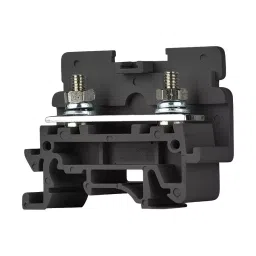 FTC 45 Amp 6-10 mm² Nut Type Driver Operated Polymide Terminal Block Black, FSTSN4PC-3