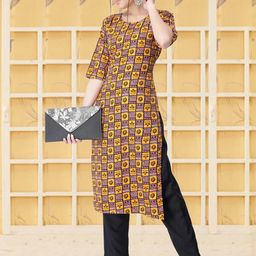Ethnic basket Women Multicoloured Kurtas-picture-37