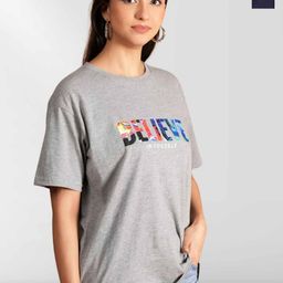 NEYSA Women 2 Printed Applique T-shirt-image-56