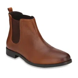 Delize Men's Tan Chelsea Boots-image-69