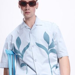 Kook N Keech Printed Drop-Shoulder Sleeves Pure Cotton Oversized Casual Shirt-picture-35