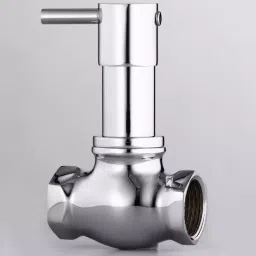 Rocio Uno Silver Brass Flush Cock-picture-29