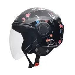 Studds URBAN SUPER D2 DECOR BLACK (580 mm) Large Open Face Helmet, D2 BLACK-image-68