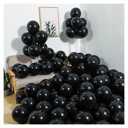 Bubble Trouble  Metallic Balloon Pack of 200 - Black-11