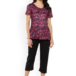 Aarika Floral Printed Swim Set With Goggle-47