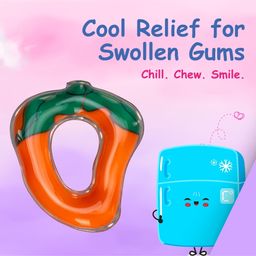 Adore Crave Water Filled Teethers- Mango -Pack of 2 image 5