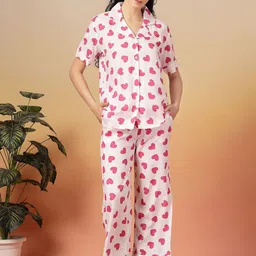 Unifringe Women Conversational Printed Night suit-image-14