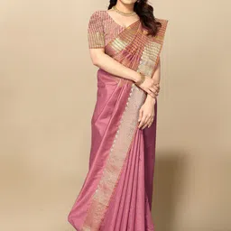 Moda Rapido Woven Design Zari Silk Blend Kanjeevaram Saree-picture-40
